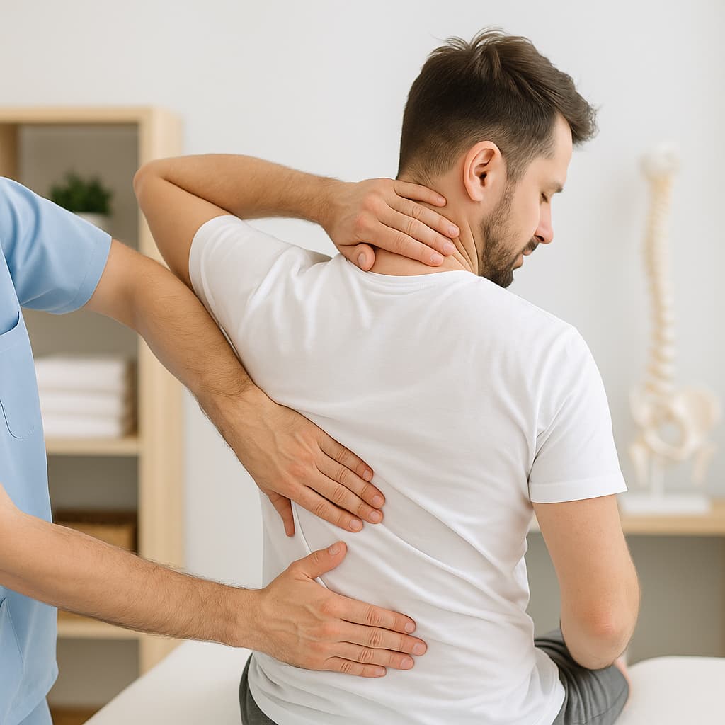 Douleurs cervicales soulagées par l'ostéopathie